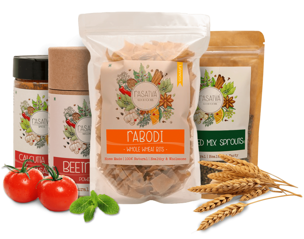 Eye-catching packaging of pure Indian spices, promoting healthy, flavorful cooking