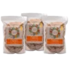 Pack of three Rabodi Whole Wheat packets, showcasing traditional dried wheat flakes, neatly arranged with clear packaging that highlights their rustic texture and natural ingredients.