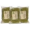 Pack of three Bikaneri Mangodi Palak containers, showcasing the traditional Indian snack with green palak (spinach) and crispy mangodi pieces, each pack clearly labeled.