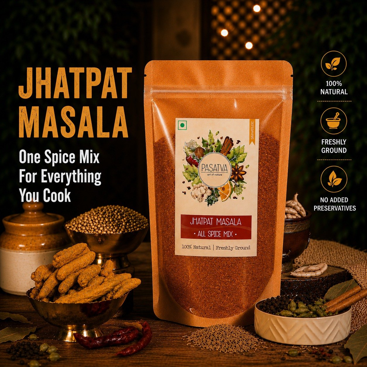 Jhatpat Masala | All Spice Mix | 250 grams