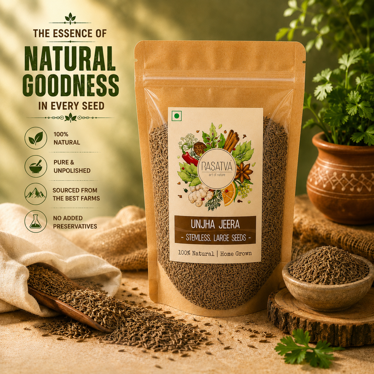 Unjha Jeera | Cumin Seeds | 250 grams